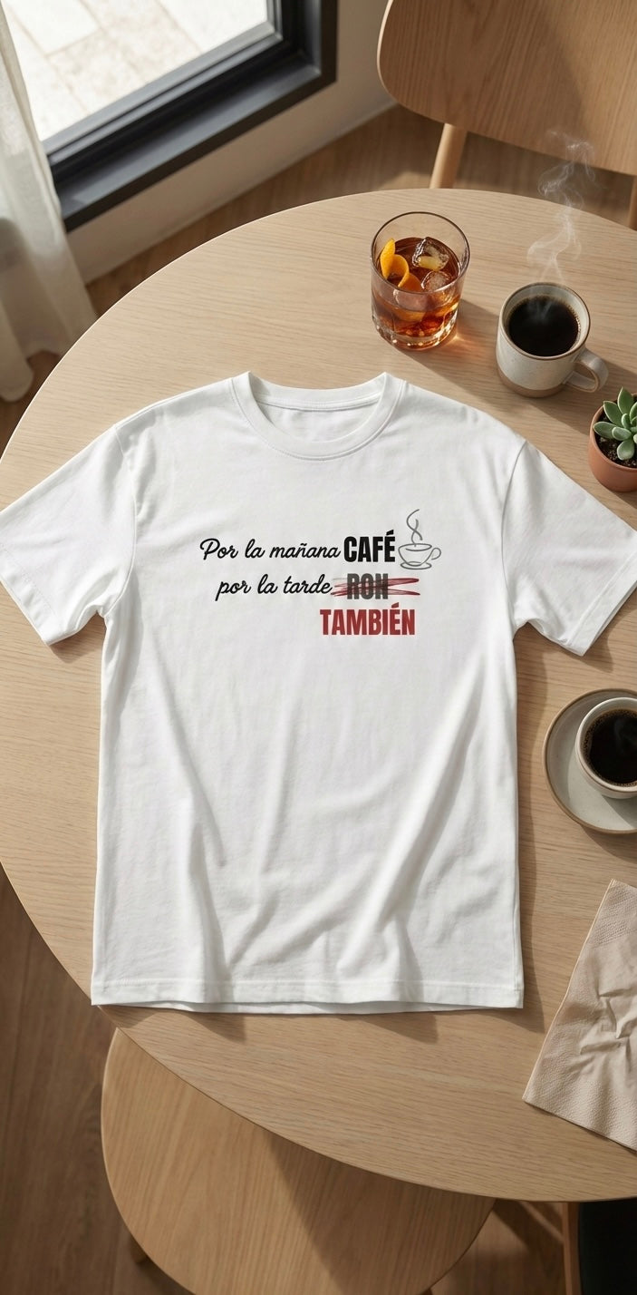 Por la mañana café